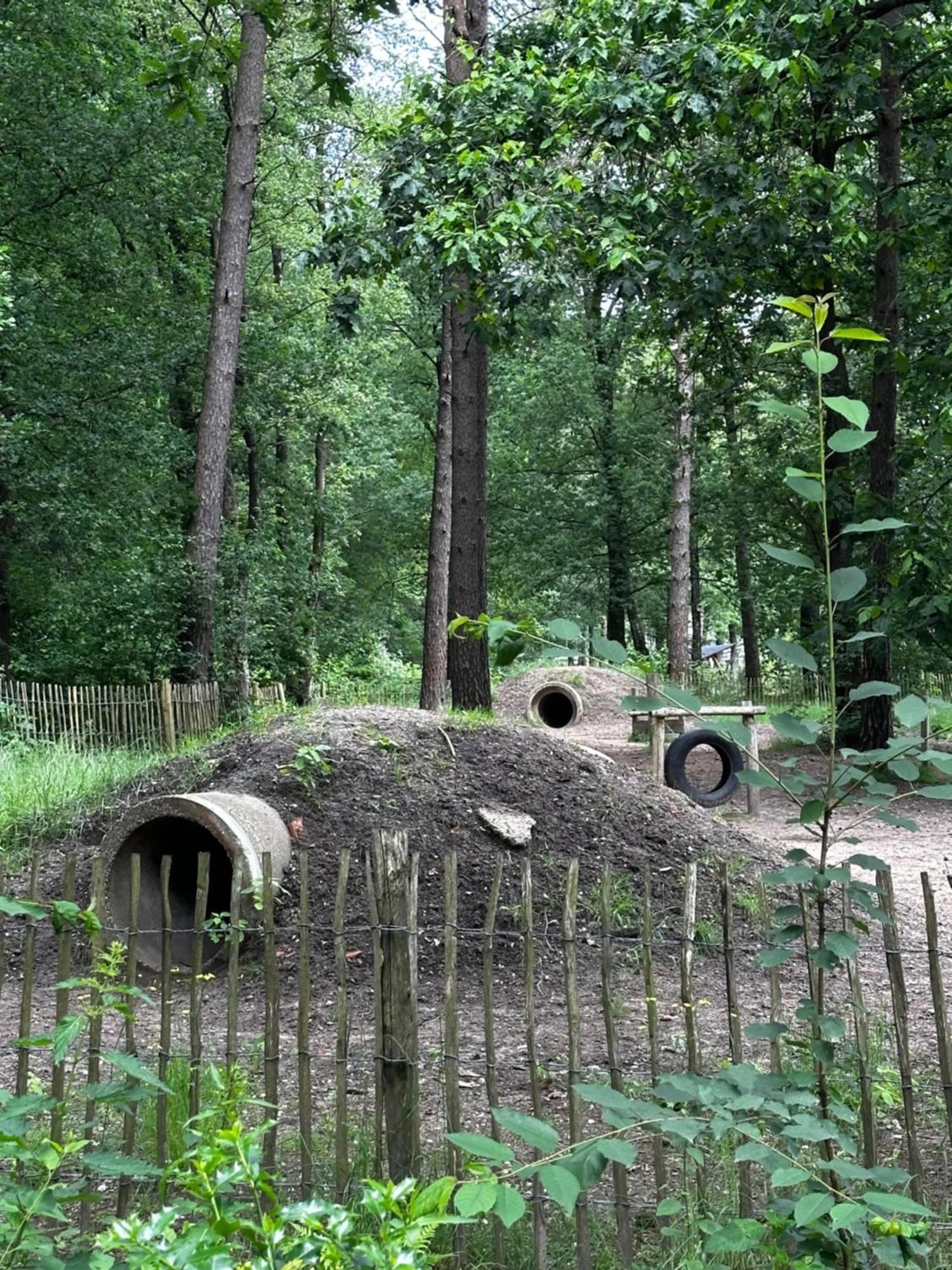 Sfeervolle blokhut op de Veluwe op recreatiepark Topparken in Beekbergen met vrije tuin en eigen parkeerplaats Buitenkant foto
